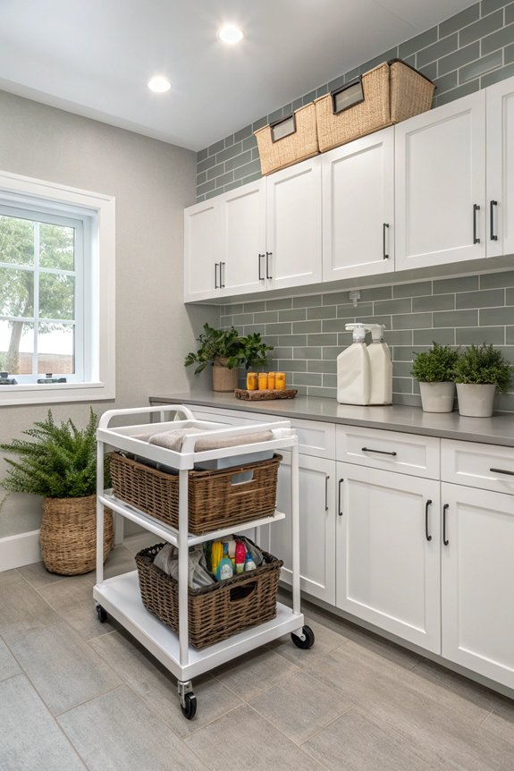 mobile cart for storage