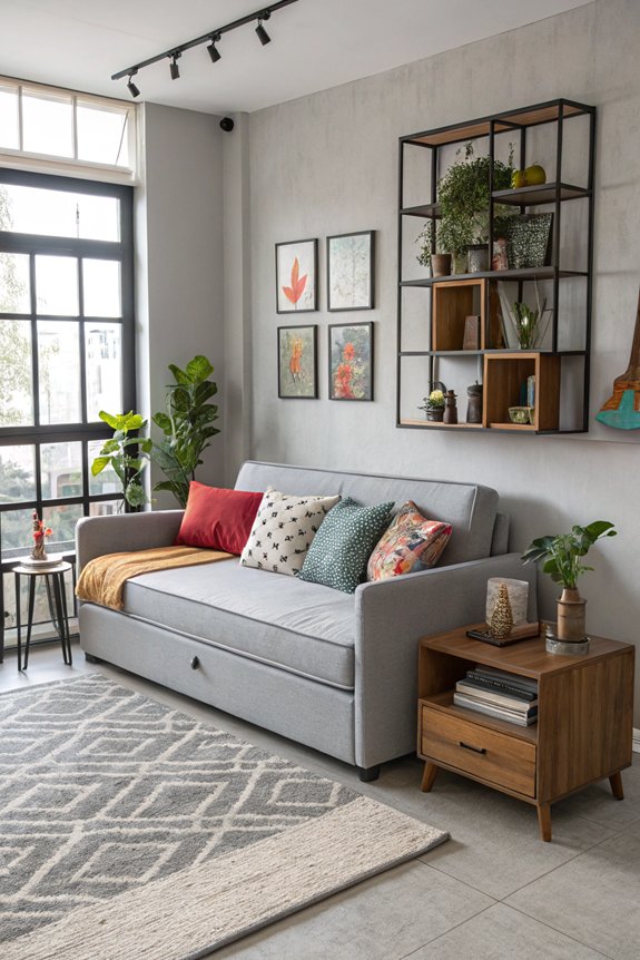 multifunctional furniture maximizes space