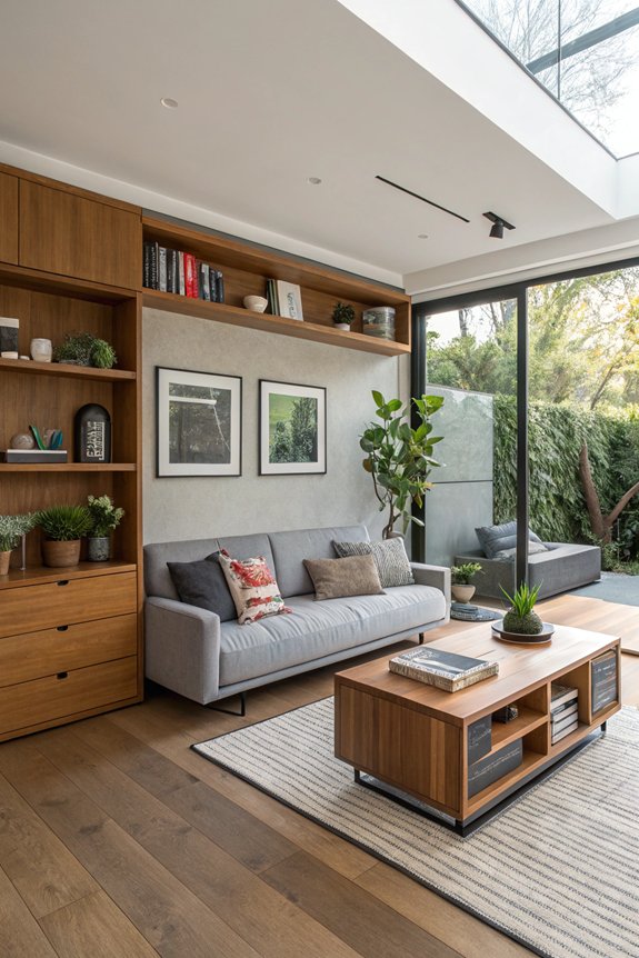 multifunctional furniture optimizes space