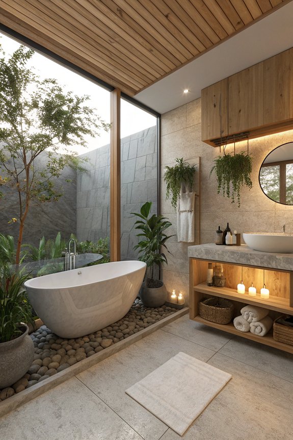 natural materials for tranquility