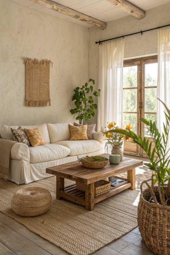 natural textures for warmth