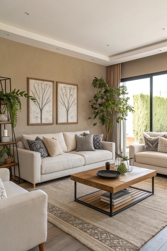 neutral colors create tranquility