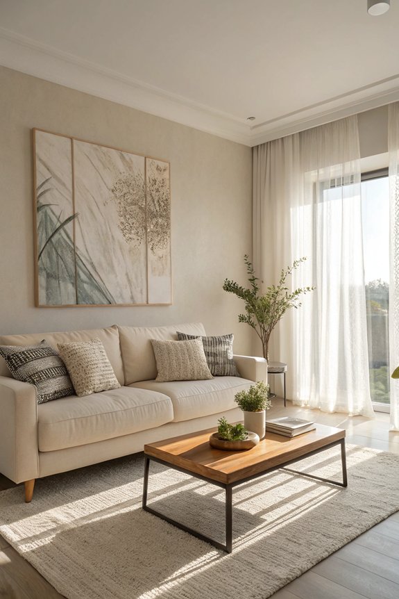 neutral palettes promote tranquility