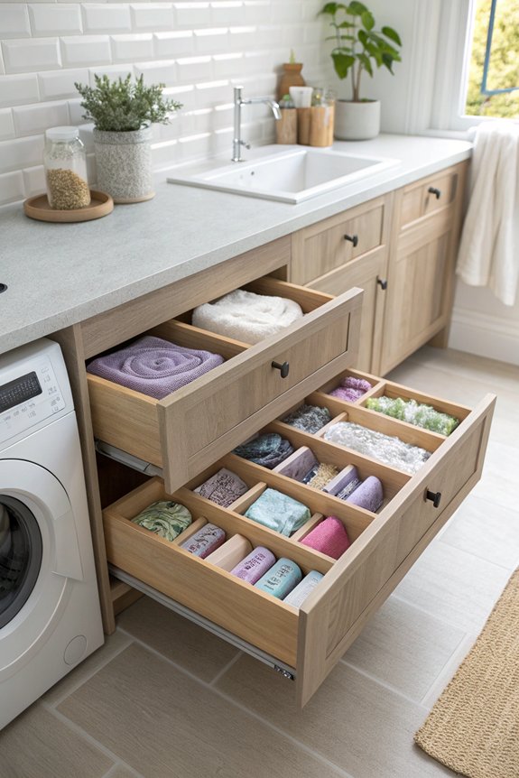 organize small laundry items