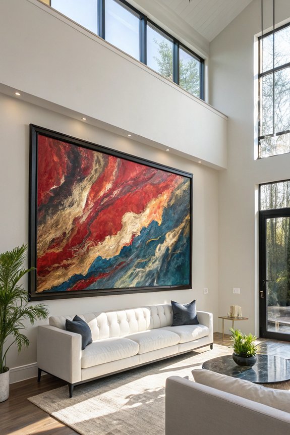 oversized art makes statements