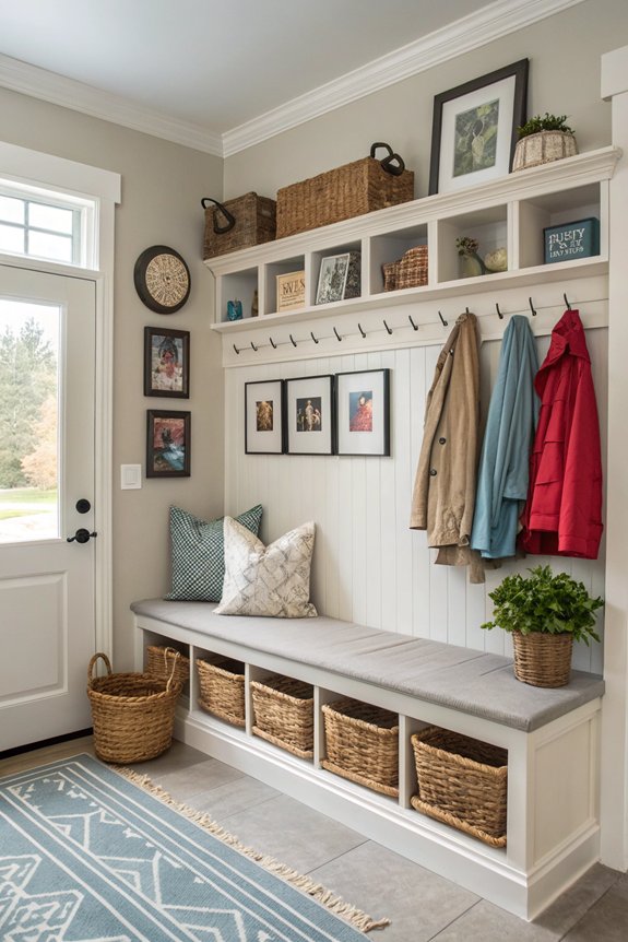 personalize your mudroom decor