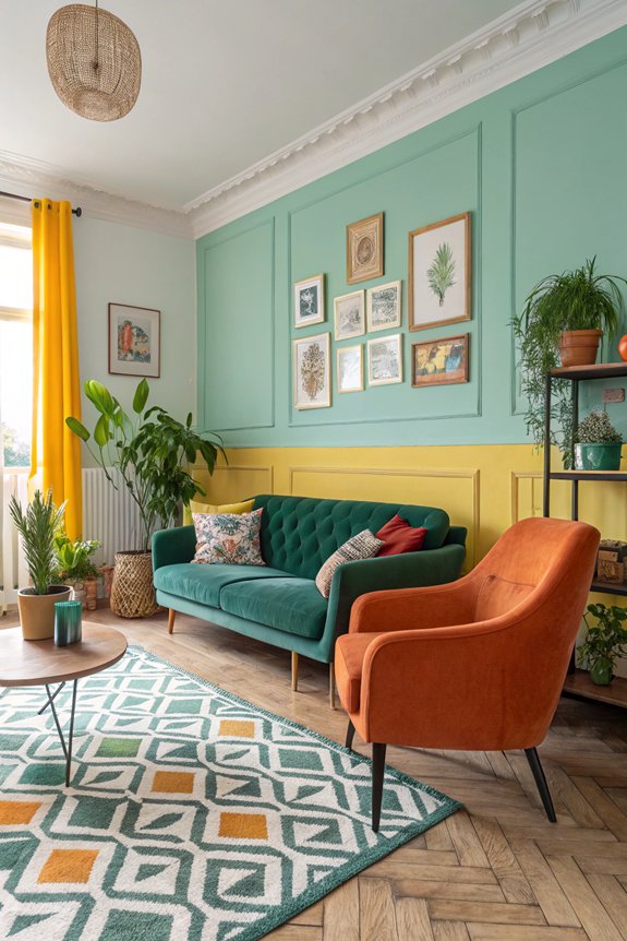 personalized eclectic color palette