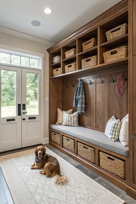 pet friendly mudroom design