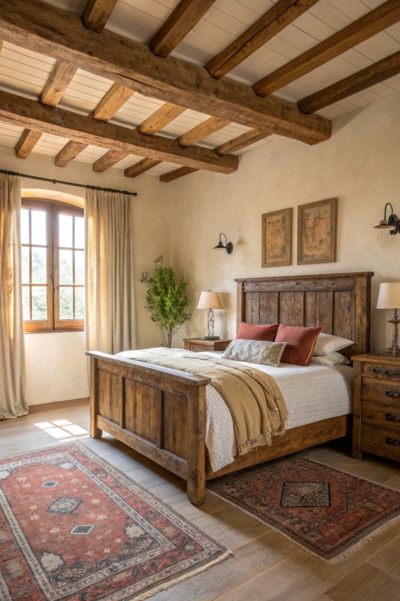 reclaimed wood adds warmth