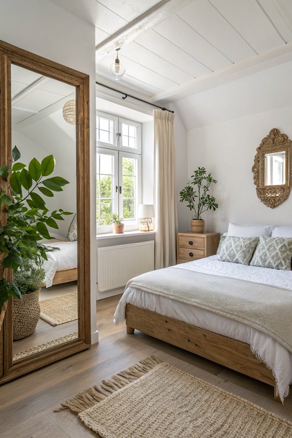 reflect light for spaciousness