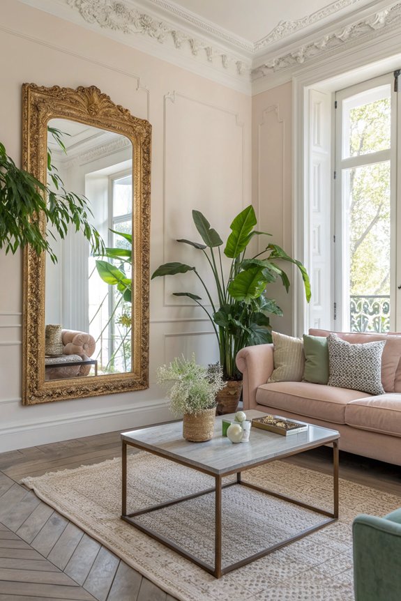 reflective decor for expansion