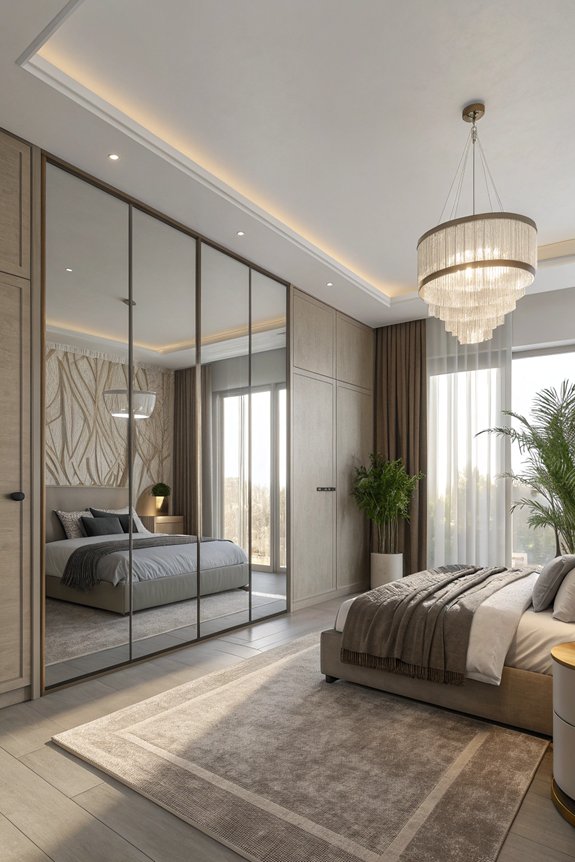 reflective light enhances ambiance