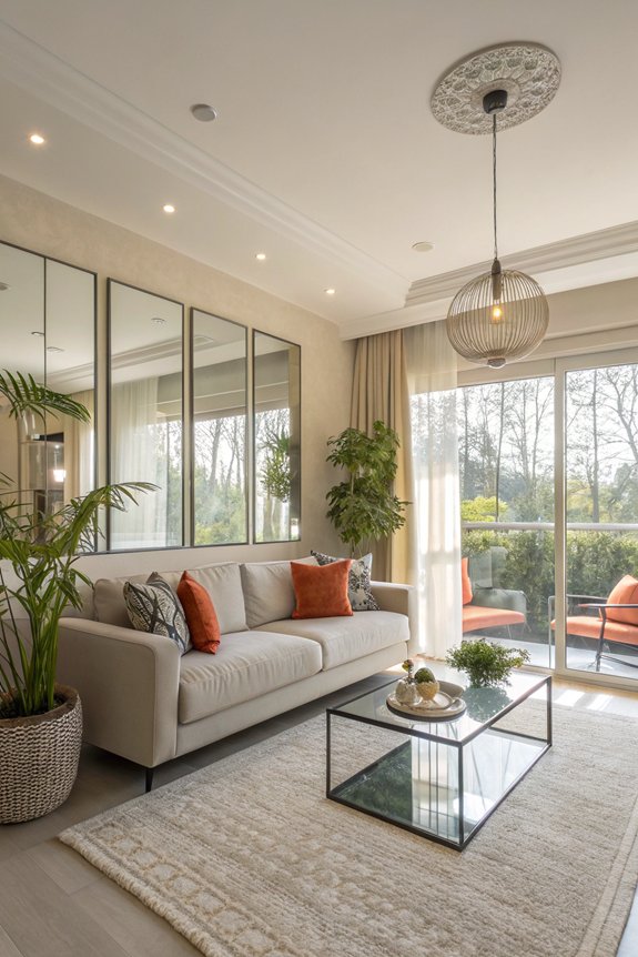 reflective mirrors amplify sunlight