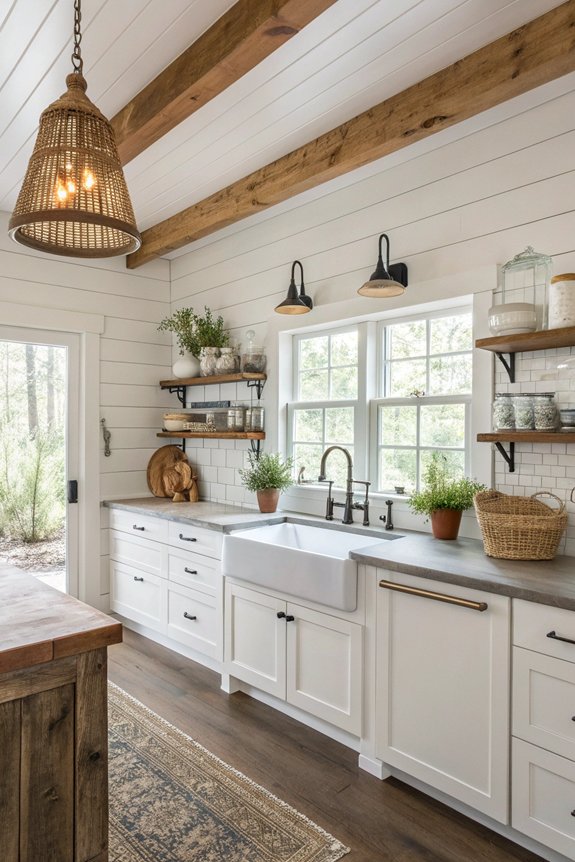 rustic charm in kitchens