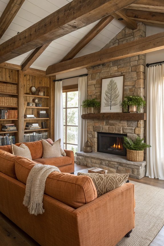 rustic comfort with warmth