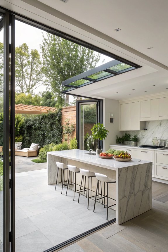 seamless indoor outdoor connection