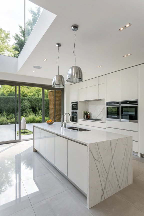 seamless integrated kitchen design