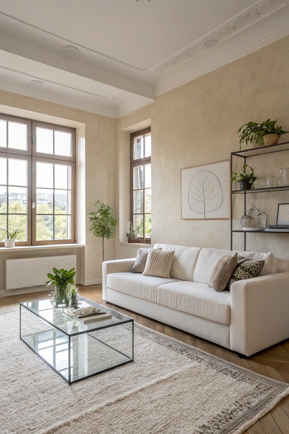 serene sanctuary through minimalism