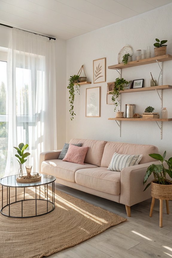 serene space with neutrals