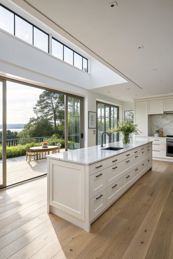 sleek minimalist kitchen design
