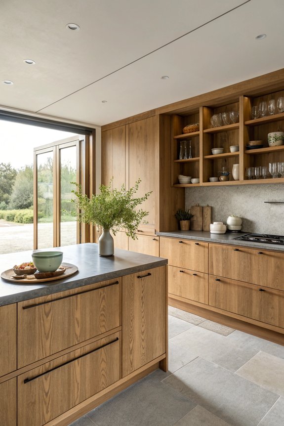 sleek wood finishes simplicity