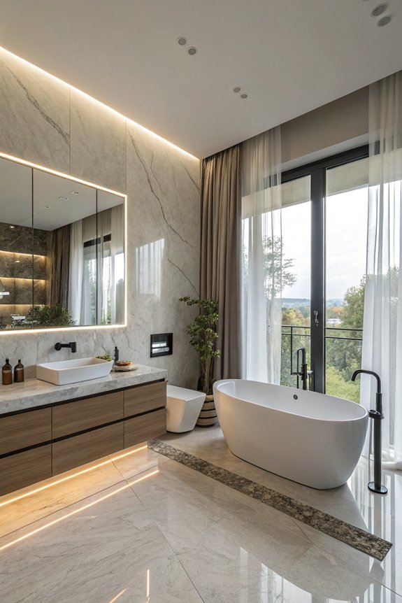 smart technology enhances bathrooms