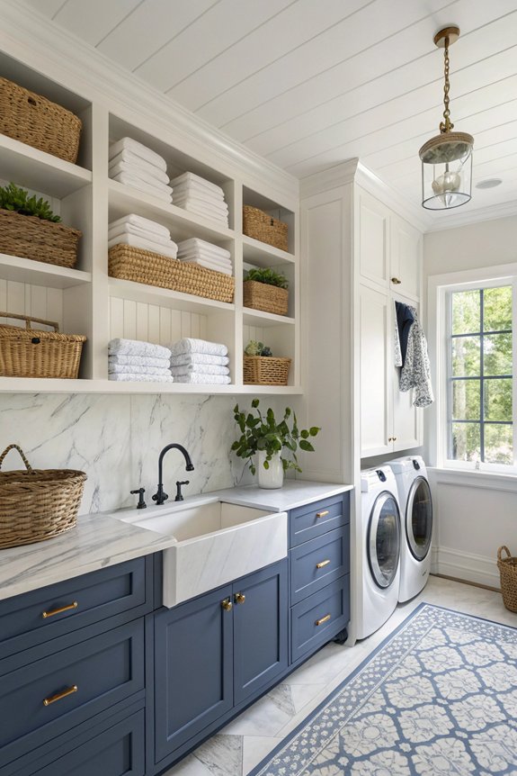 stylish and functional laundry room