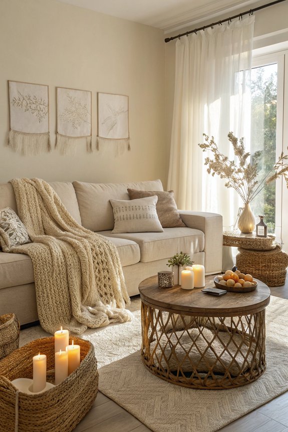 stylish woven basket storage