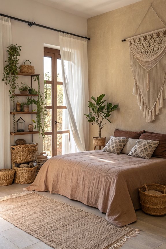 stylish woven basket storage