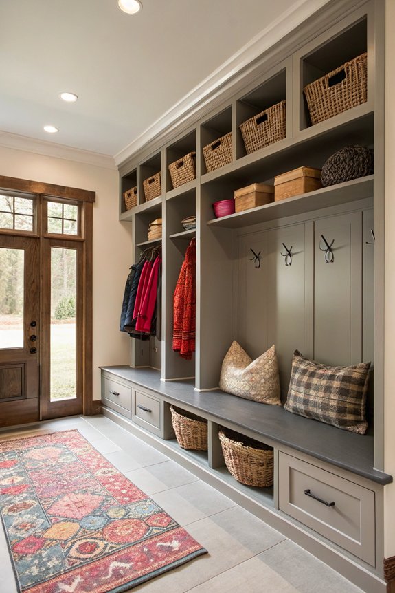 tall storage maximizes space