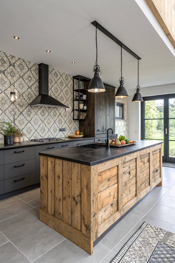 textured surfaces enhance kitchen design