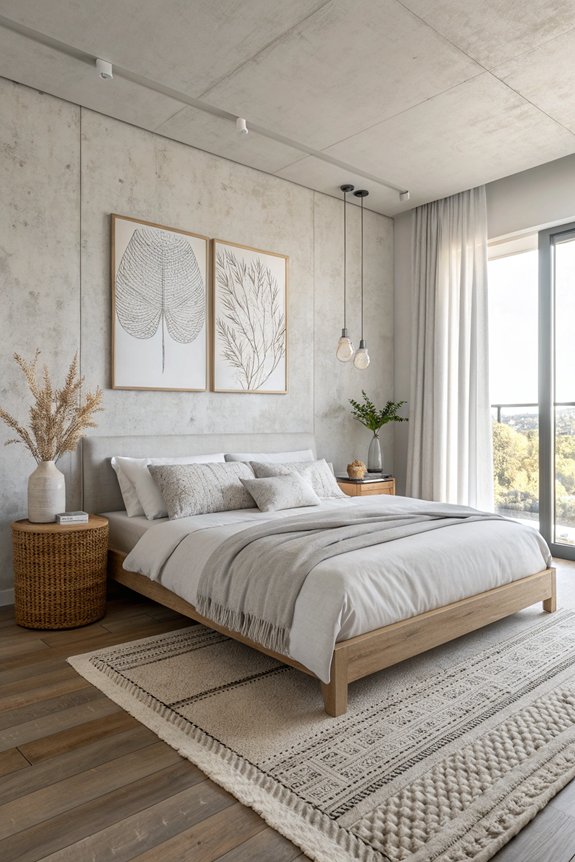 thoughtful minimal bedroom decor