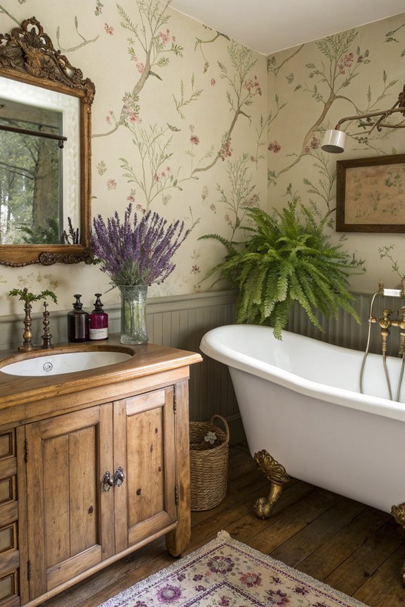 timeless vintage bathroom charm