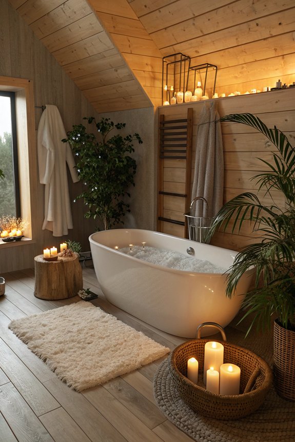 transform bathroom with lighting