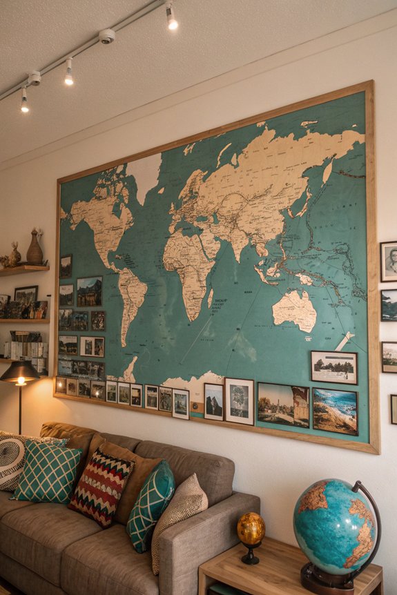 travel memories world map