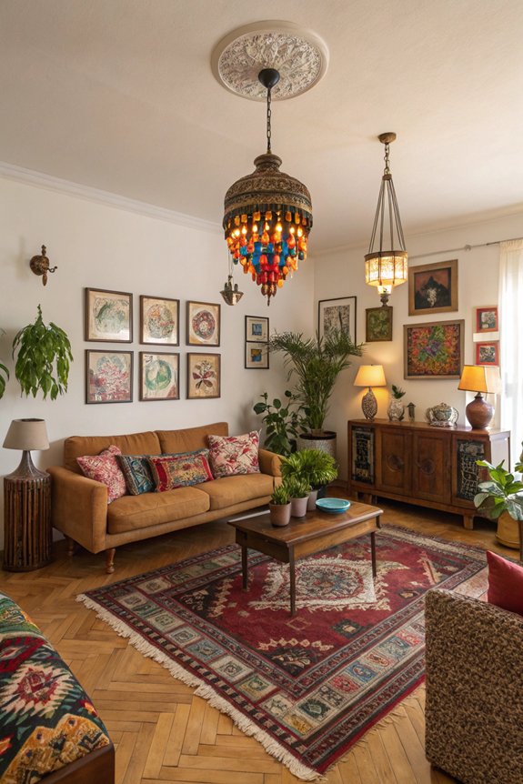 unique lighting enhances ambiance