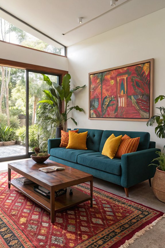 vibrant colors energize spaces