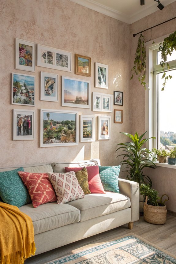 vibrant family memories collage