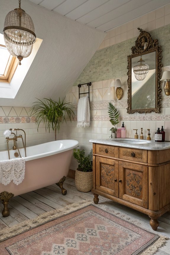 vintage bathroom accessories charm