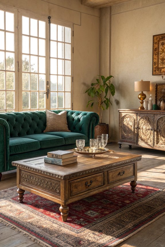 vintage charm through decor