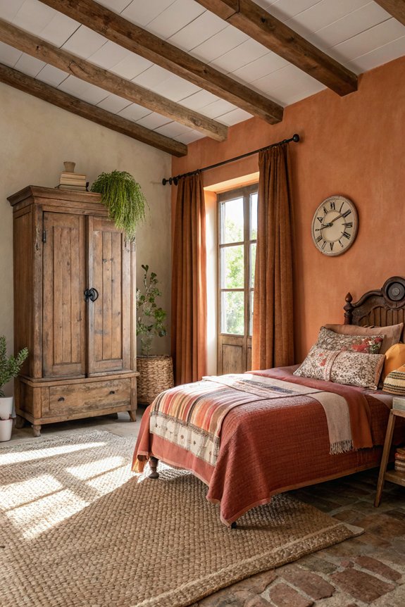 vintage furniture adds charm