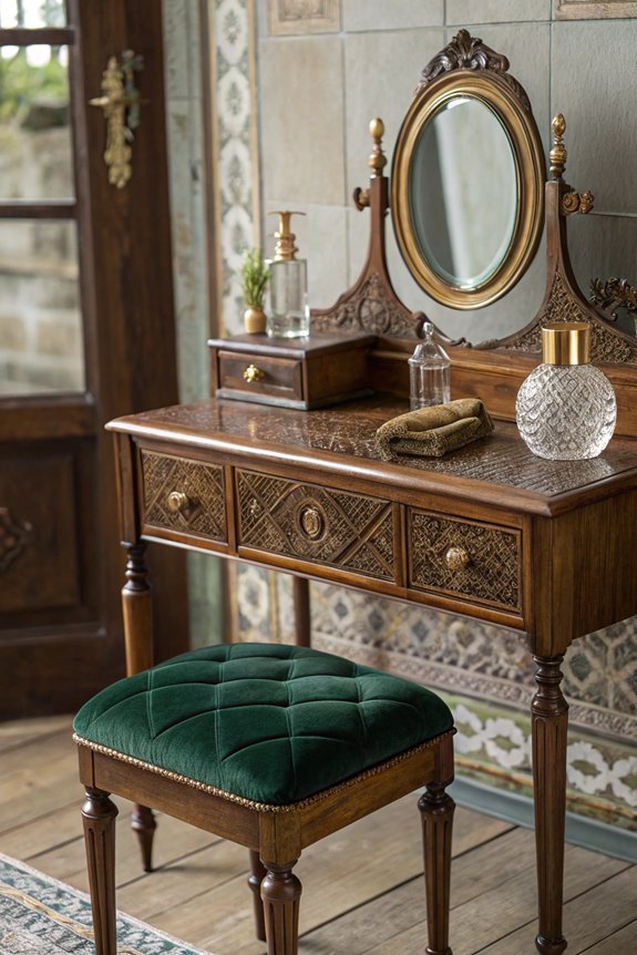 vintage vanities material options