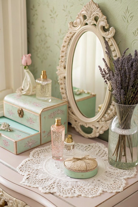 vintage vanity color combinations