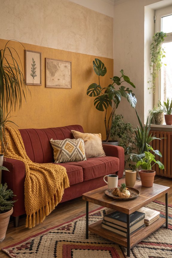 warm inviting color palette