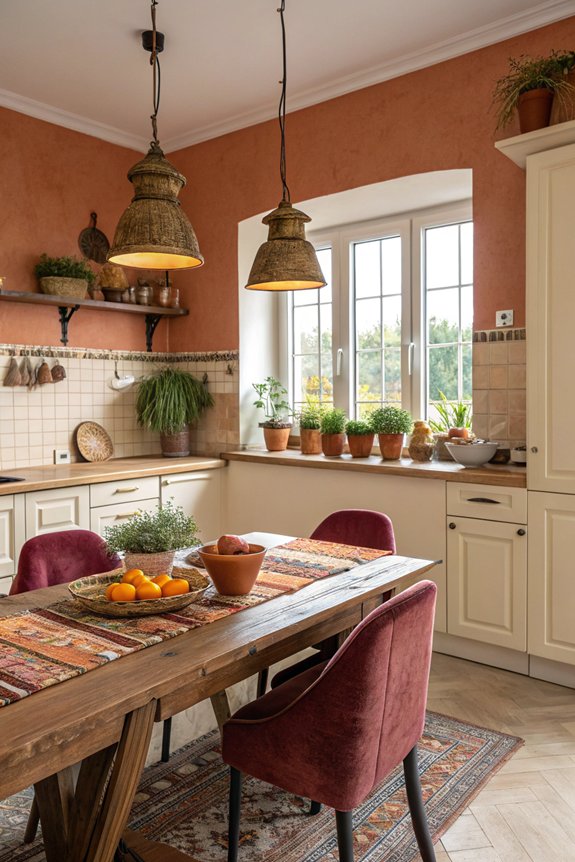 warm inviting kitchen colors