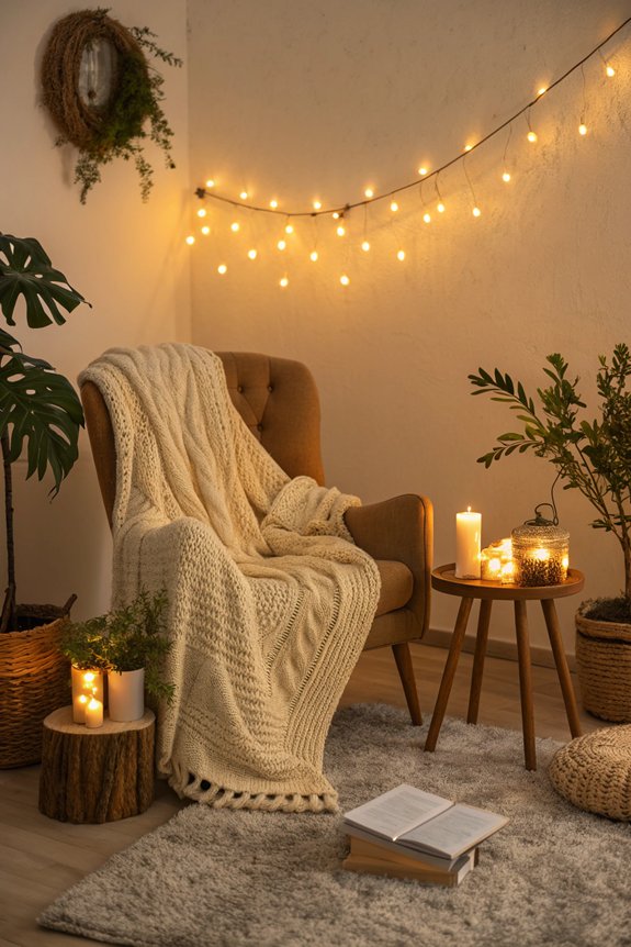 warm lighting enhances coziness