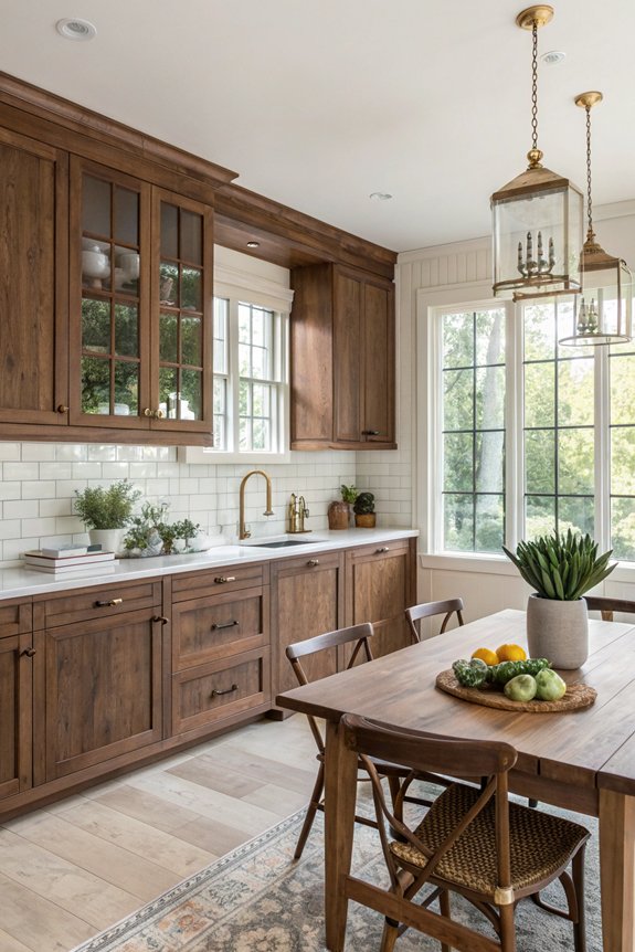 wood tones and color harmony