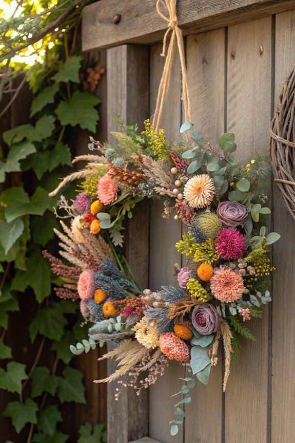 year round decorative wreath crafting